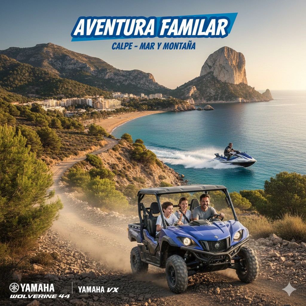 Pack Buggy y Moto de Agua en Calpe